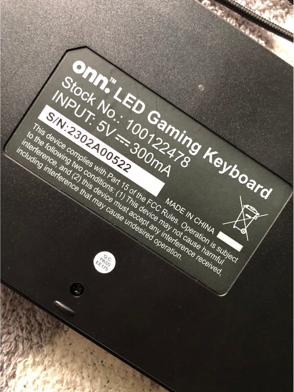 onn. LED Gaming Keyboard with RGB Backlight